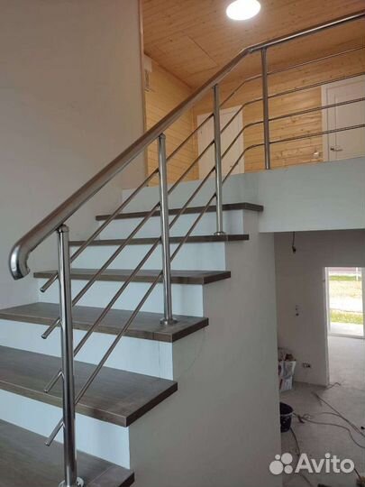 Перила из нержавеющей стали без посредников