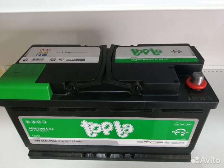 Аккумуляторы AGM Topla