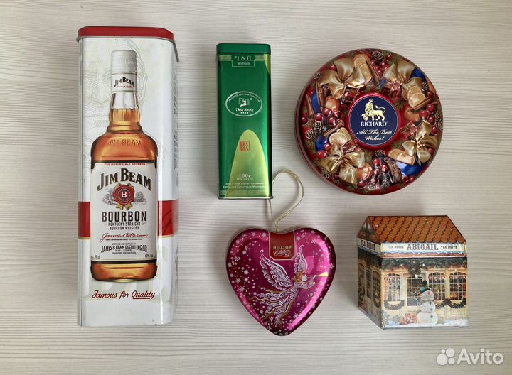 Жестяные банки коробки