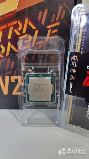 Новый комплект i5 10400f+h410+32gb ddr4+кулер