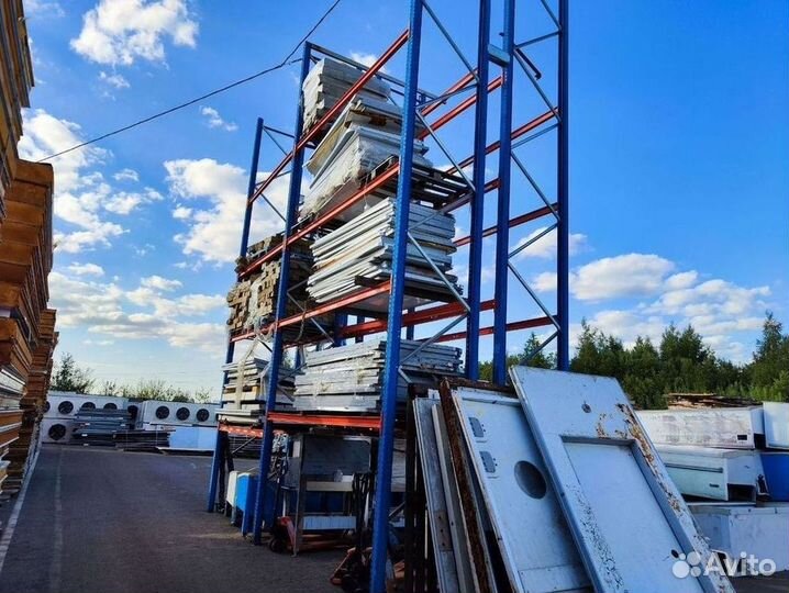 Стеллажи паллетные бу (секции и ригели)