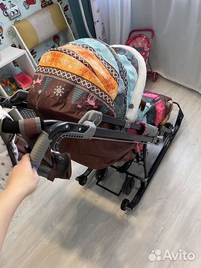 Коляска санки