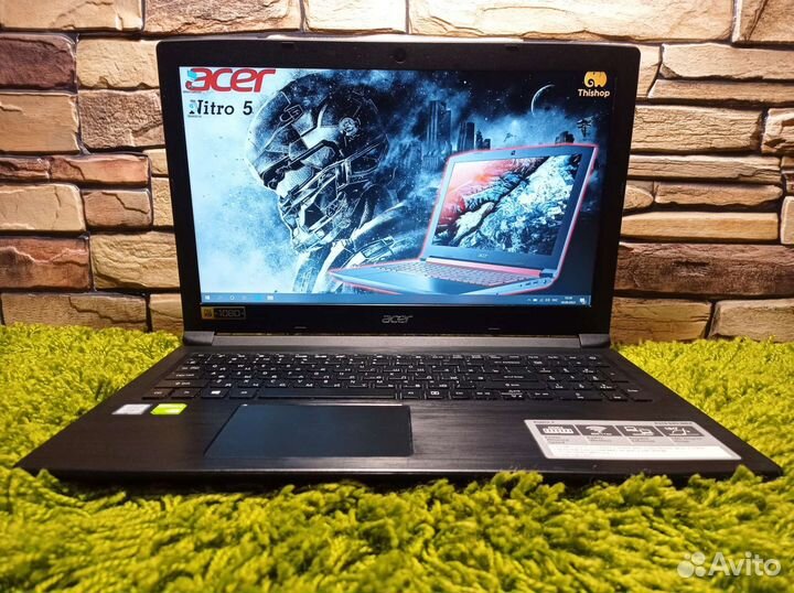 Игровой 12-гиговый Acer Core i5-7200 512SSD MX 130