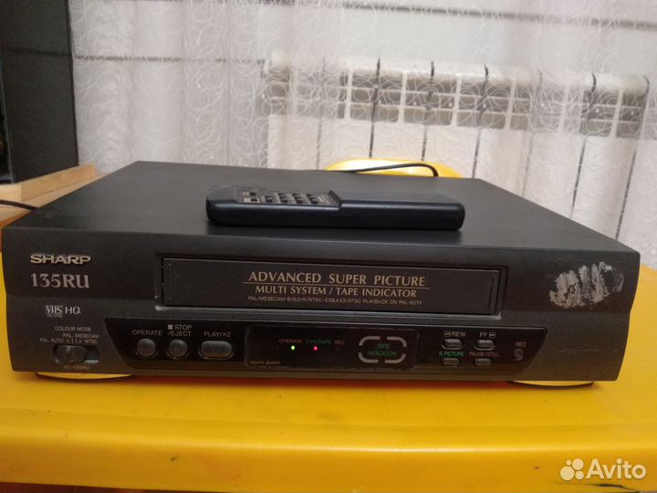 Видеомагнитофон sharp 135 RU