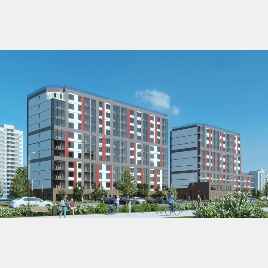 1-к. квартира, 34,9 м², 2/11 эт.