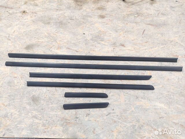 Молдинги дверные чёрные BMW E46 седан