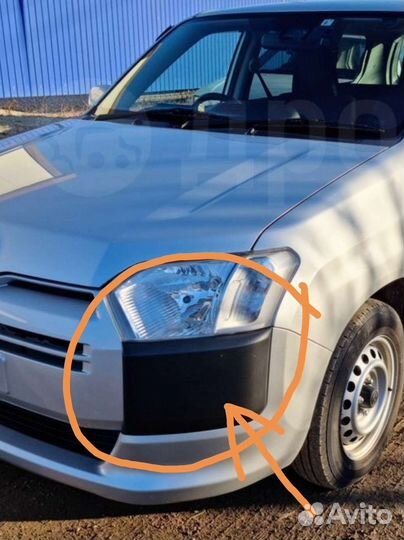 Заглушки на бампер Toyota probox 2017 года