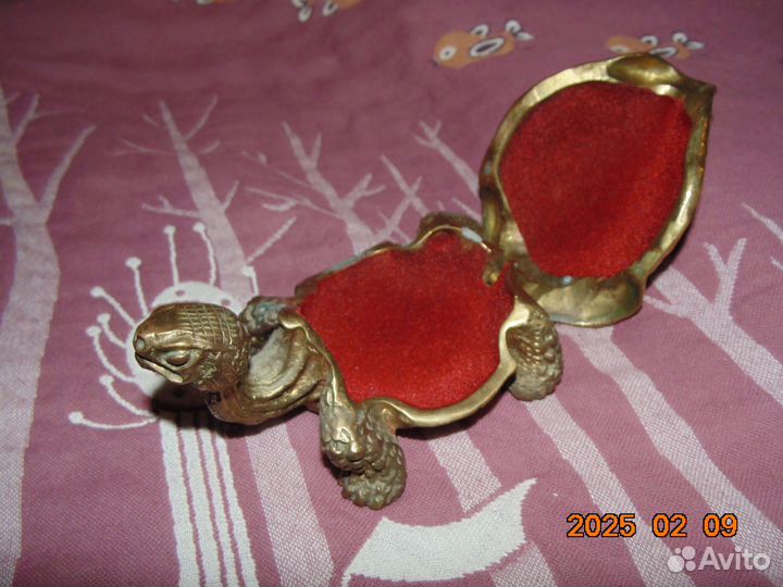 Шкатулки латунь в форме животных
