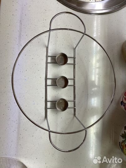 Подставка со свечами под блюдо для горячего