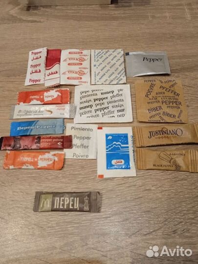 Соль, перец стики в коллекцию