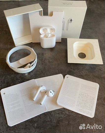 Беспроводные наушники apple airpods 2