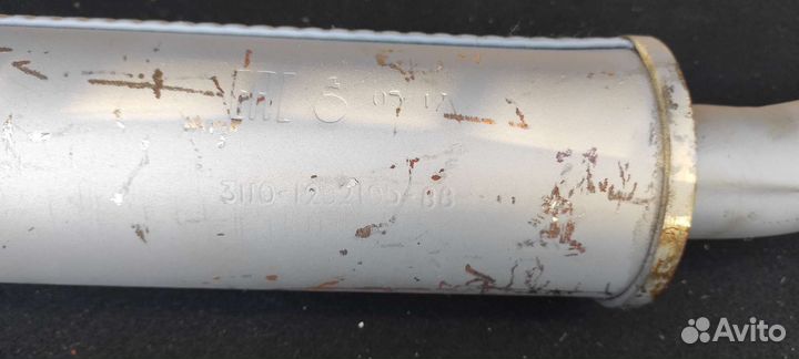 Резонатор газ-3110, глушитель