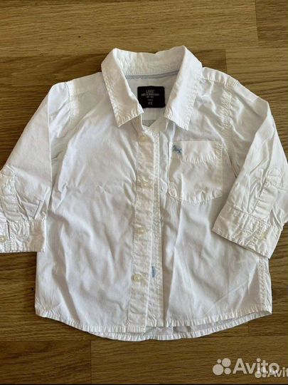 Рубашка белая H&M, размер 92