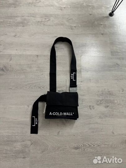 A cold wall black utility touch bag