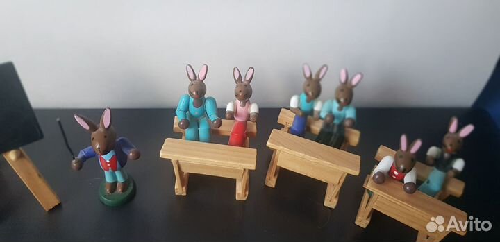 Набор зайчики в школе