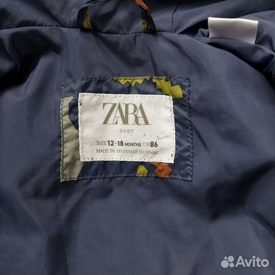 Куртка для мальчика zara 86