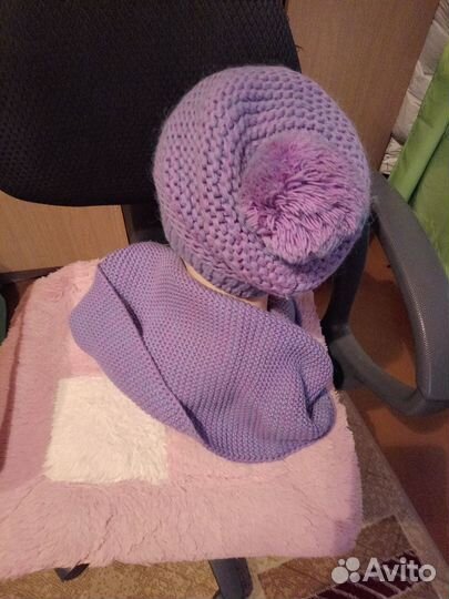 Комплект шапка со снудом