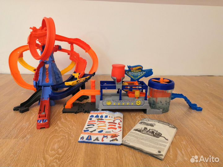 Hot Wheels Вулкан и автомойка