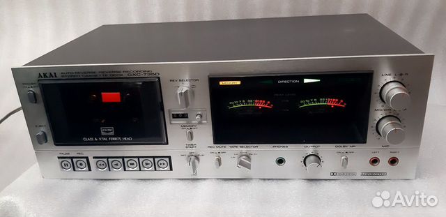 Кассетная дека Akai GXC - 735 D. видео работы