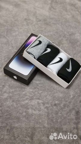 Носки Nike в коробке iPhone