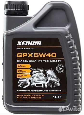 Xenum 1136001 Масло моторное GPX 5W-40 синт/ 1 л