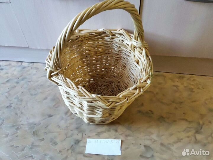 Корзины плетёные