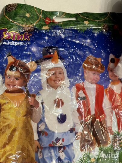 Новогодний костюм снеговичка