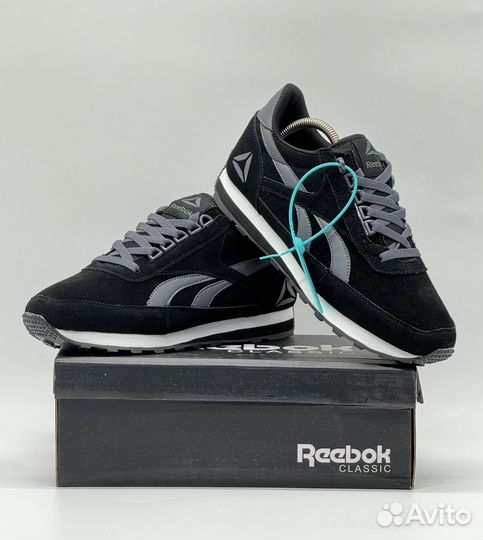 Мужские кроссовки reebok classic замша