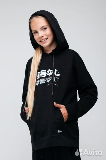 Джемпер для девочки кб 301810 черный к67 (170)