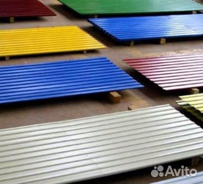Профнастил С8 окрашеный, м2
