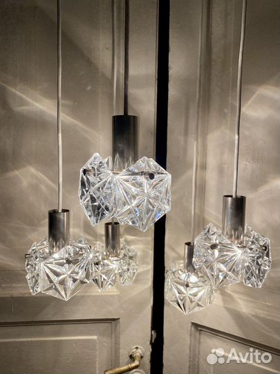 Хрустальная люстра СССР искра
