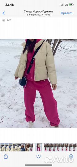 Пуховик stradivarius xs