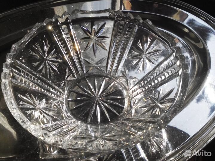 Салатницы хрустальные