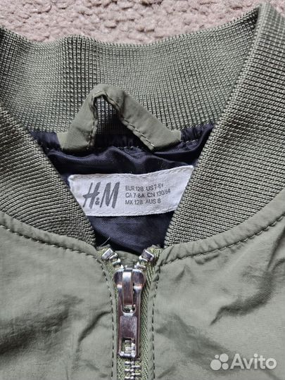 Куртка бомбер hm 122-128