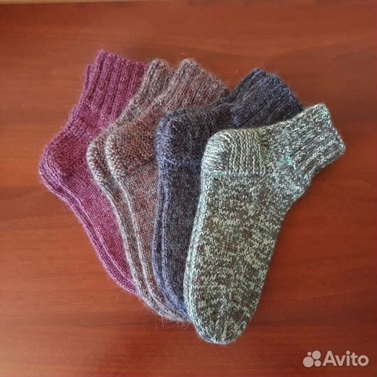 Носки шерстяные женские пушистые