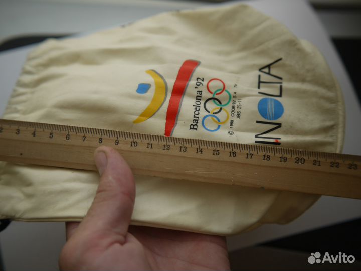 Олимпийский чехол для объектива. barcelona 1992