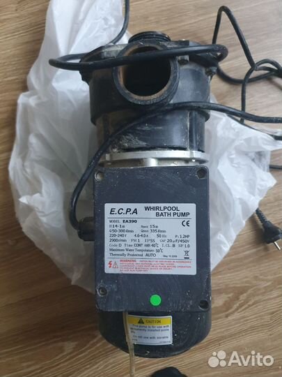 Насос помпа вихревой whirlpool