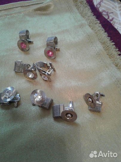 Запонки СССР бижутерия