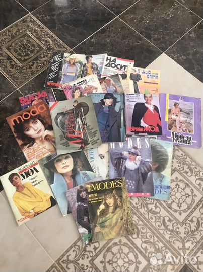 Журналы мод СССР с выкройками 20шт86-92гг