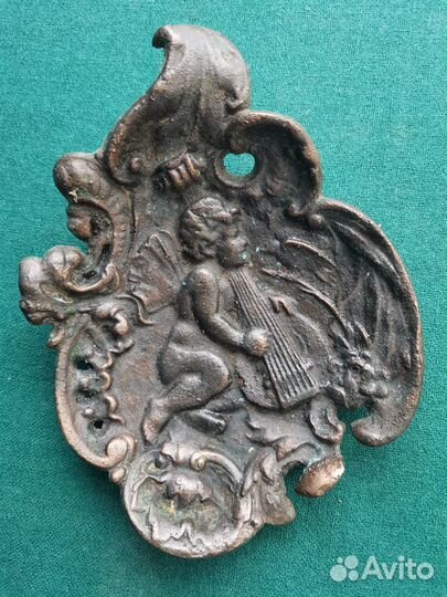 Пепельницы старинные бронза амур Серафим сани