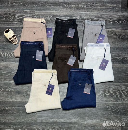 Брюки мужские Лён Tommy Hilfiger premium (29-38)