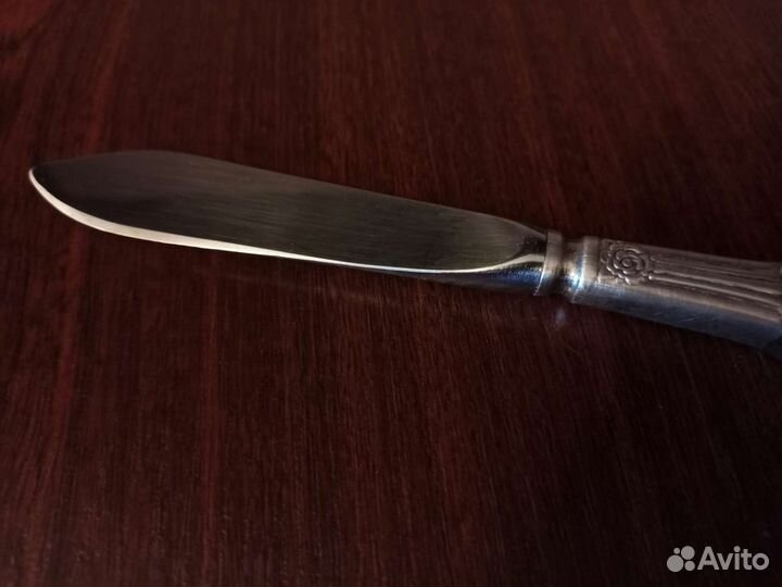 Нож столовый для рыбы Кольчугинский мельхиор