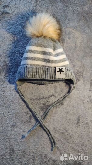 Шапочка для мальчика 44 46