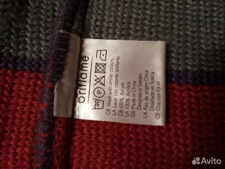 Женский теплый снуд