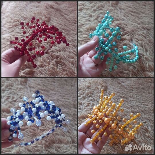 Ободок для волос ручной работы