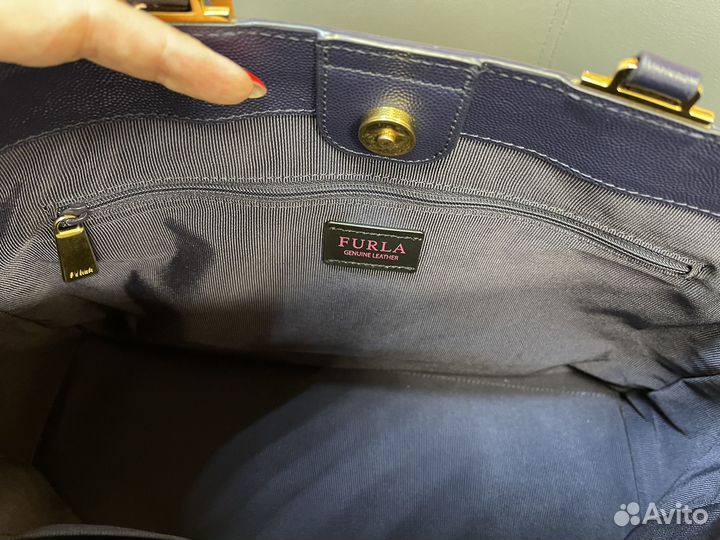 Сумка натуральная кожа furla