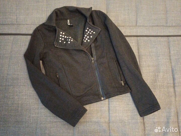 Косуха, рубашка Zara, джеггинсы