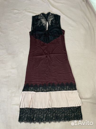 Платье миди в бельевом стиле