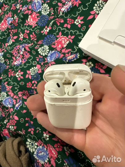 Беспроводные наушники apple airpods 2 поколение