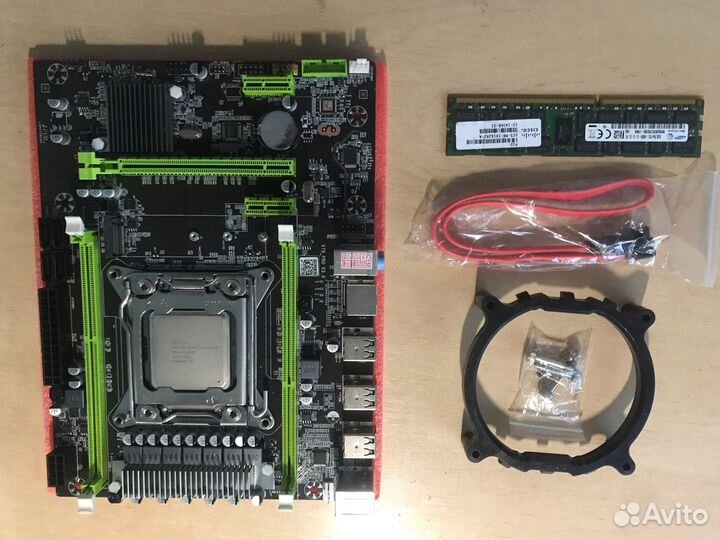 Игровой комплект x79 + 2660v2 + 16гб DDR3